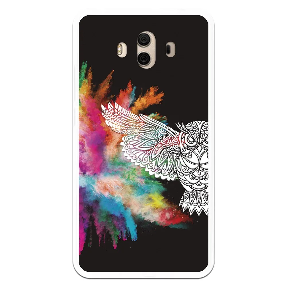 Чехол-подставка с рисунком Совы WP006 для huawei Matte 10 Чехол-подставка с рисунком Совы WP006 для huawei Matte 10