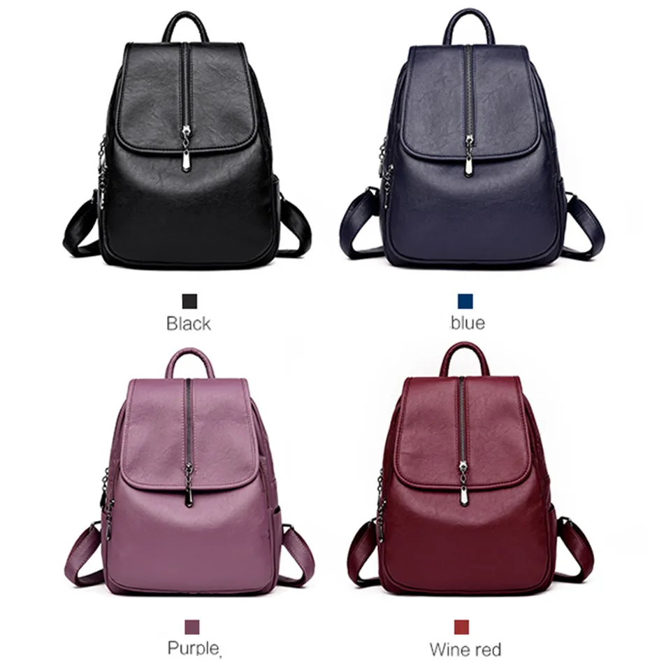 Высококачественная женская сумка для колледжа, школьная сумка, рюкзак для девочек Mochila, женские рюкзаки, кожаная женская Дорожная сумка на плечо, рюкзак