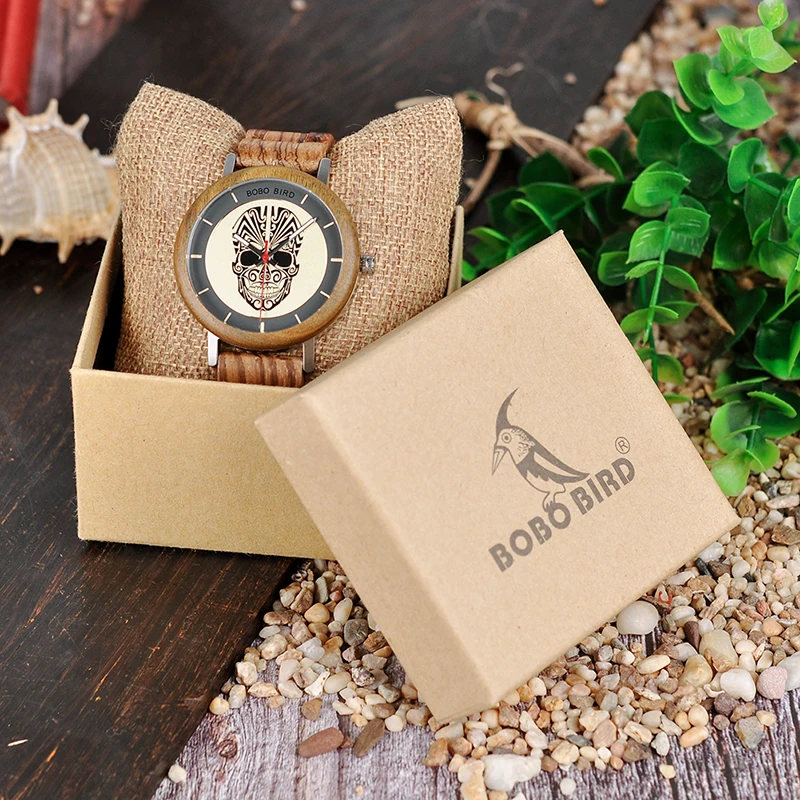BOBO BIRD V-Q12 Unique Detail Wood Watches Men Quartz Clock Quality Chinese Products Drop ship relogio masculino