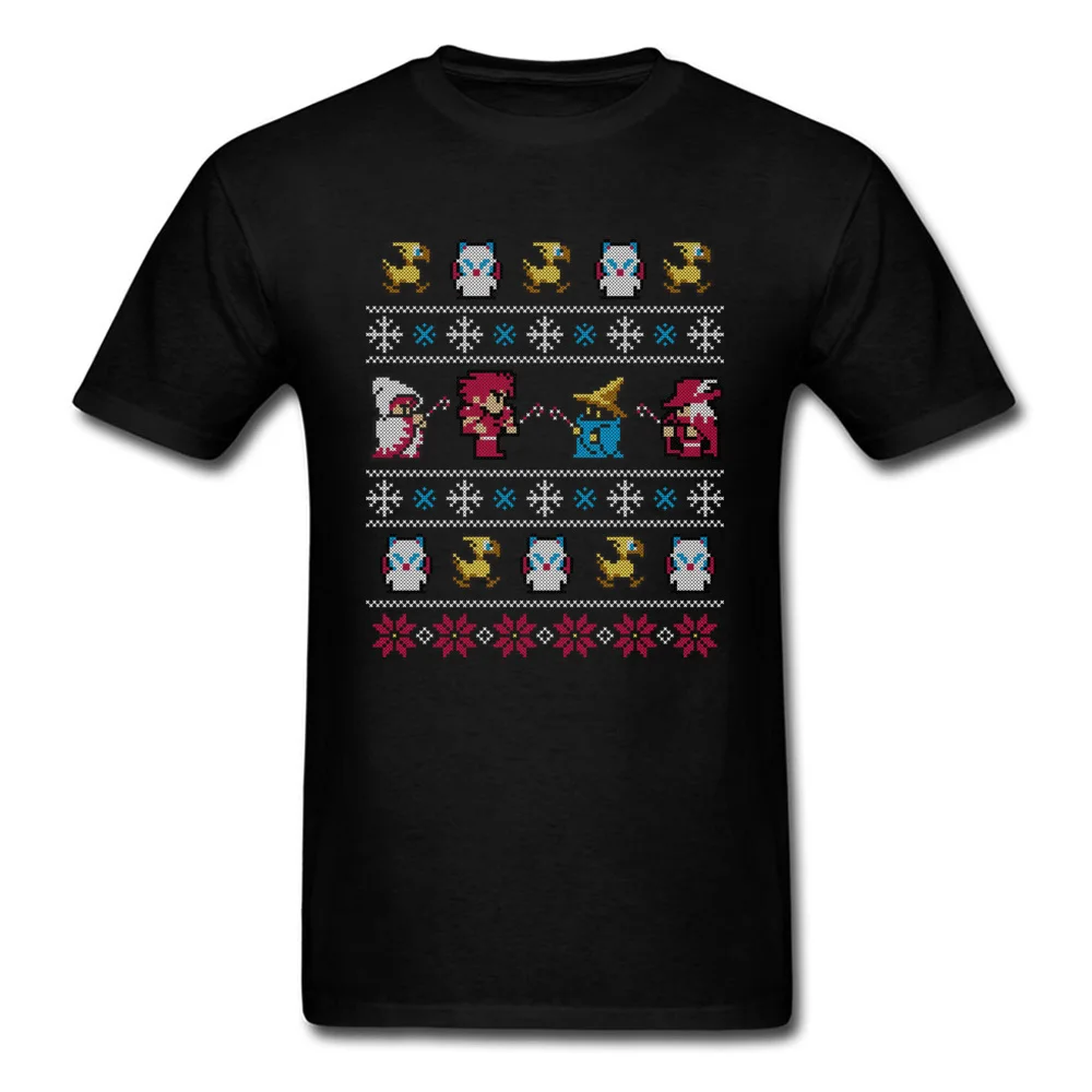 

Men's T-shirts Christmas Sweater Tshirt Fantasy Street T Shirt 100% Cotton Clothes Adult Xmas Gift Tops Final Fantasy Tees Funny