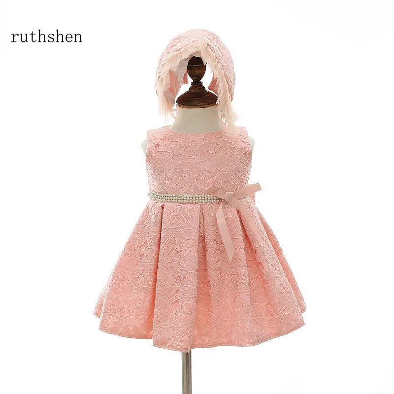 Ruthshen/милое платье Vestido Comunion кружевное до колена с цветочным узором для девочек от