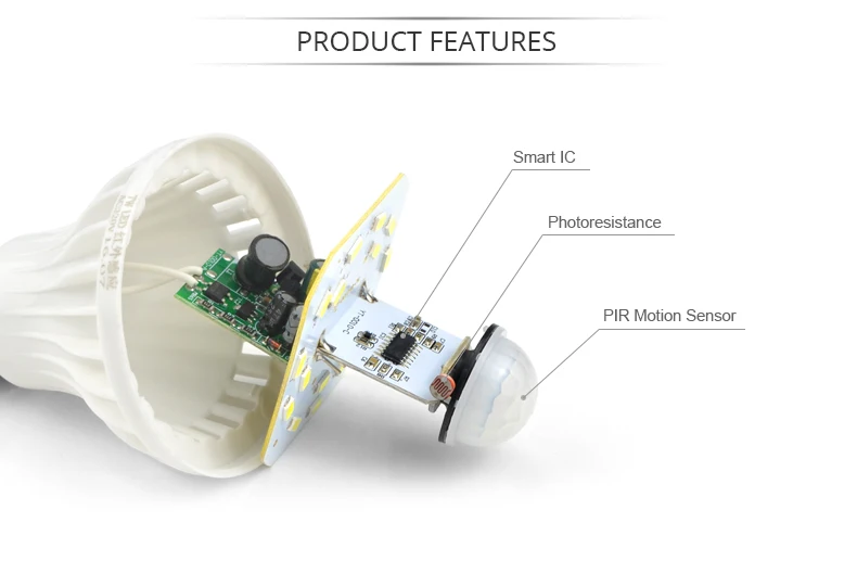 AIMENGTE умный звук/датчик движения PIR Светодиодный светильник, ночник 3 Вт 5 Вт 7 Вт 9 Вт 12 Вт активированный движения тела ВКЛ/ВЫКЛ bombillas светодиодный светильник
