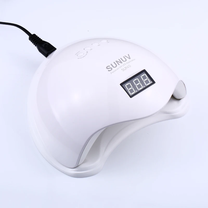 

SUN5 Gel Polish Lamp 48W LED UV Lamp For Nails with LCD display Professional Nail Dryer Curing All Gels Auto Sensor