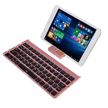 

Folding Wireless Mini Bluetooth Keyboard Portable Foldable Bring support English for IOS/Android/Windows ipad Tablet
