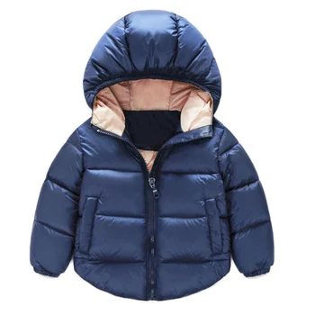 

4 Colors Lovely Boy Winter Jackets Children's Clothing Outerwear Winter Style Baby Boys And Girls Warm Jacket Clothes for 1-4 Y