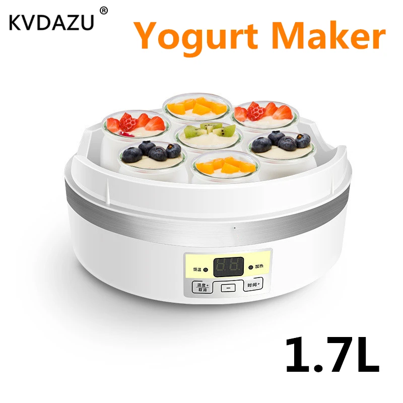 Электрический йогурт чайник из нержавеющей стали лайнер автоматическая мини-йогурт машина чашки для йогурта кухонная техника DIY