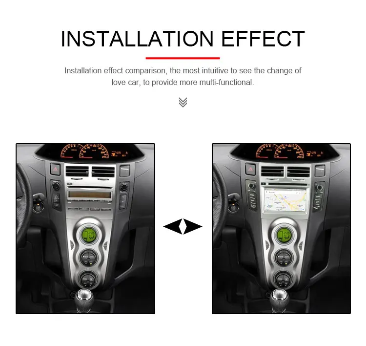 Sale TOPBSNA Car DVD Player Android 9.0 For Toyota Yaris 2005-2011 GPS Navigation 2 Din Car Stereo Audio WIFI Headunit Radio RDS Auto 11