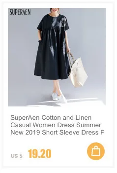 SuperAen, корейский стиль, женское платье, хлопок, дикое, повседневное, модное, платье для женщин, высокая талия, весна, новинка, клетчатая женская одежда