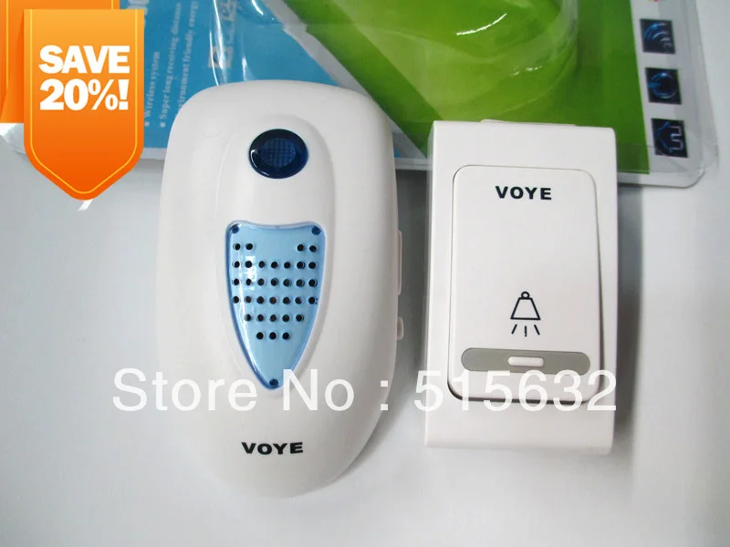 

New   Plug-in Type Digital Wireless Doorbell with Flashing Light Door Bell Loud chroma  are adjustable