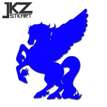 

JKZ STKART Vinyl Die Cut Car Sticker Decals Beautiful Pegasus Horse3 15x 12 cm for Motor Bike Laptop Helmet Decorated Stickers