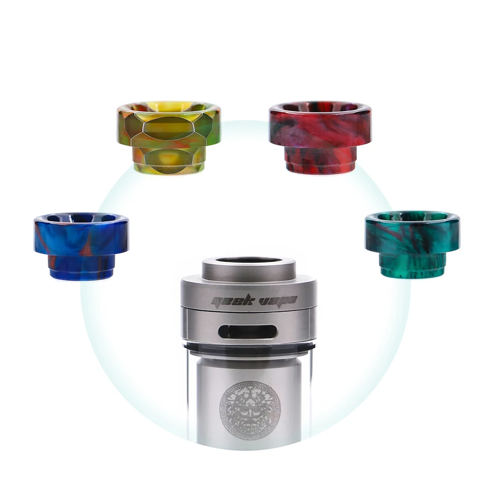 

Original Geekvape 810 Resin drip tips fit for Blitzen RTA/Zeus RTA/Zeus dual RTA/Ammit 25 RTA/Loop RDA/DROP RDA/ 810 top caps