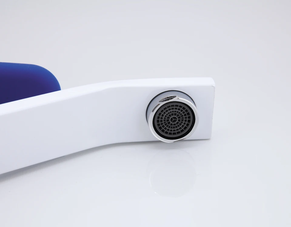 Frap Kitchen Faucet Mixer Cold and Hot Water Sink Tap Multi Color Single Hole 360 Rotating Multi Color Handle Cover ChoicesF4534