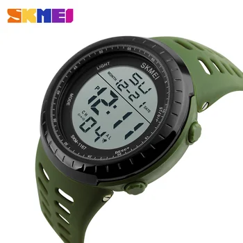 

New Outdoor Sport Watches Men Military Army Chronograph LED Watch Alarm Water Resistant BackLight Digital Wristwatches Men Clock