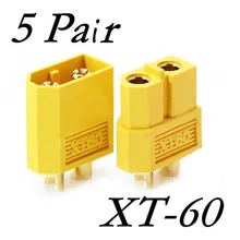 Nouveau Gros 10 PCS 5 Paires XT60 XT-60 Homme Femme Connecteurs Bullet Plugs pour RC Lipo Batterie