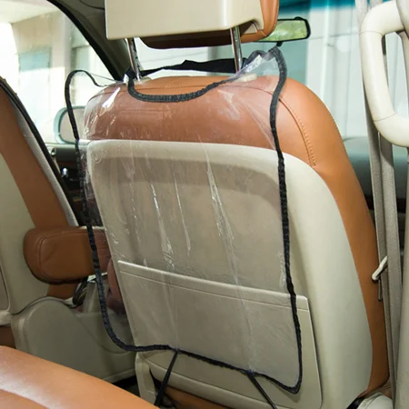 Детская защита задней крышки сиденья автомобиля анти-игровой коврик для Mazda 2 3 5 6 CX5 CX7 CX9 Atenza Axela - Название цвета: Черный