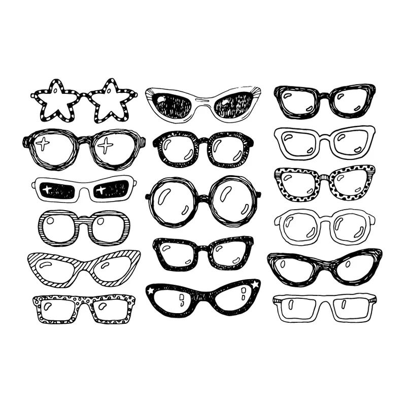 Paper Ephemera Scrapbooking 3 Pre cut Die cut Sunglasses Paper etna.com.pe
