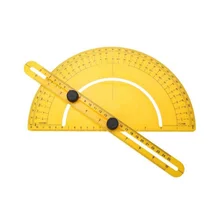 Plastic Rotating Arm Multi-Angle Ruler Finder 180 Metric Angle Multi-Function Angle Ruler Carpenter Tool Measuring Instrument measuring tool 4 folding angle measuring tool angle izer instrument angle ruler template tool measuring angle finder protractor