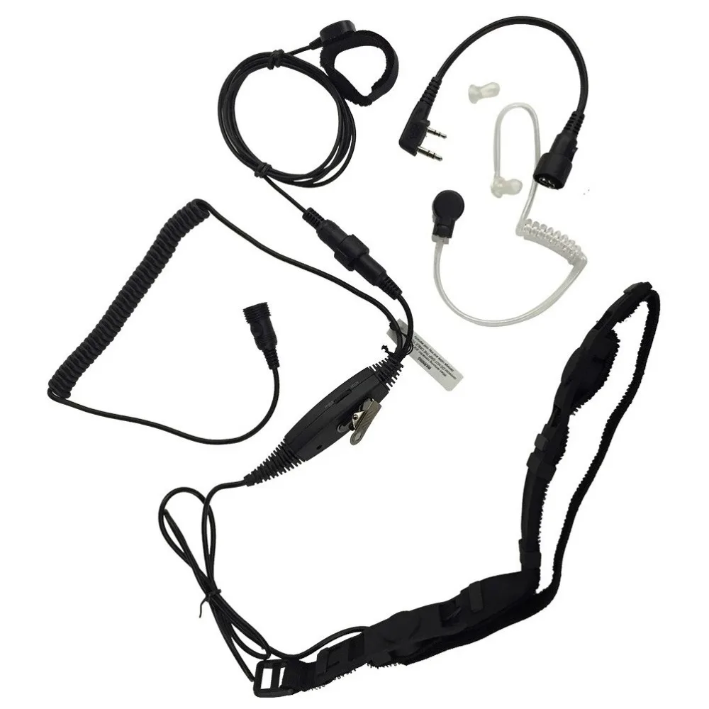 imágenes para 2 pin heavy duty garganta o cráneo vibración micrófono para kenwood puxing quansheng baofeng uv5r 888 s md380 pd360 th-d7 kg-uvd1p imágenes para 2 pin heavy duty garganta o cráneo vibración micrófono para kenwood puxing quansheng baofeng uv5r 888 s md380 pd360 th-d7 kg-uvd1p
