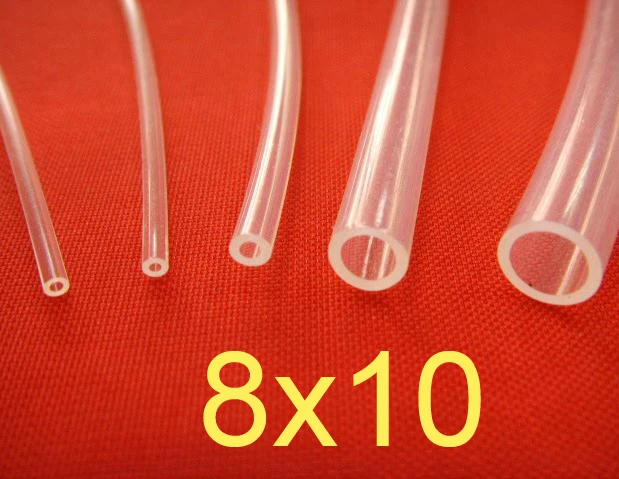 8 мм ID 10 OD 4 м длина PTFE ETFE FEP трубки трубы шланг 8x10 PFA F46|Валы| |