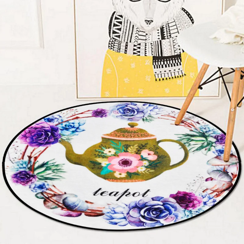 3D цветы растения печати для чистки ковров, для дома, спальни складной декоративный коврик для хранения молитва коврики для пикников детские коврики для ползания ковры