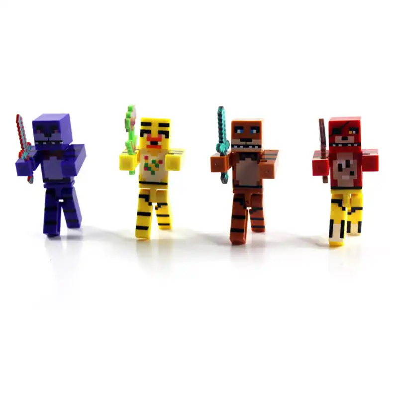 4pcsset Fnaf Funtime Freddy Game Model 7cm Pvc Five Nights At Freddy Foxy Anime Figure Toys - 