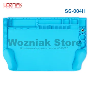 

SS-004H 3D Wrist Guard Repair Work Mat Heat Insulation Pad Soft Silica Gel High Temperature Resistance Magnetic Pad Screw Positi