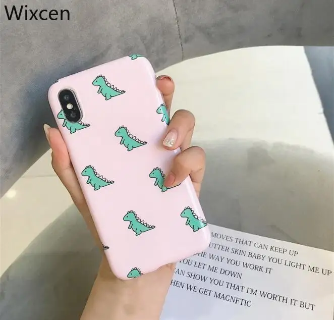 Wixcen корейский розовый чехол для телефона с мультяшными животными Iphone Xs Max милый