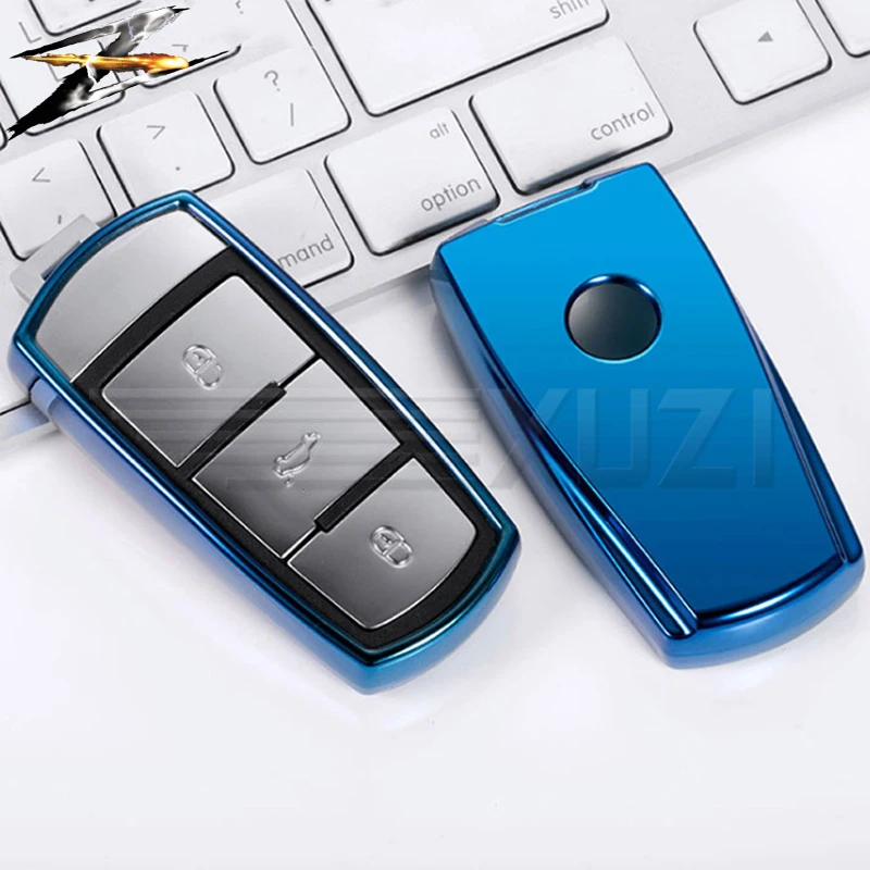 

6 colors TPU Car Style Key Cover Case For Volkswagen VW CC Passat B6 B7L CC R36 Maogotan B5 B7 Passat 3C Auto Key Cover