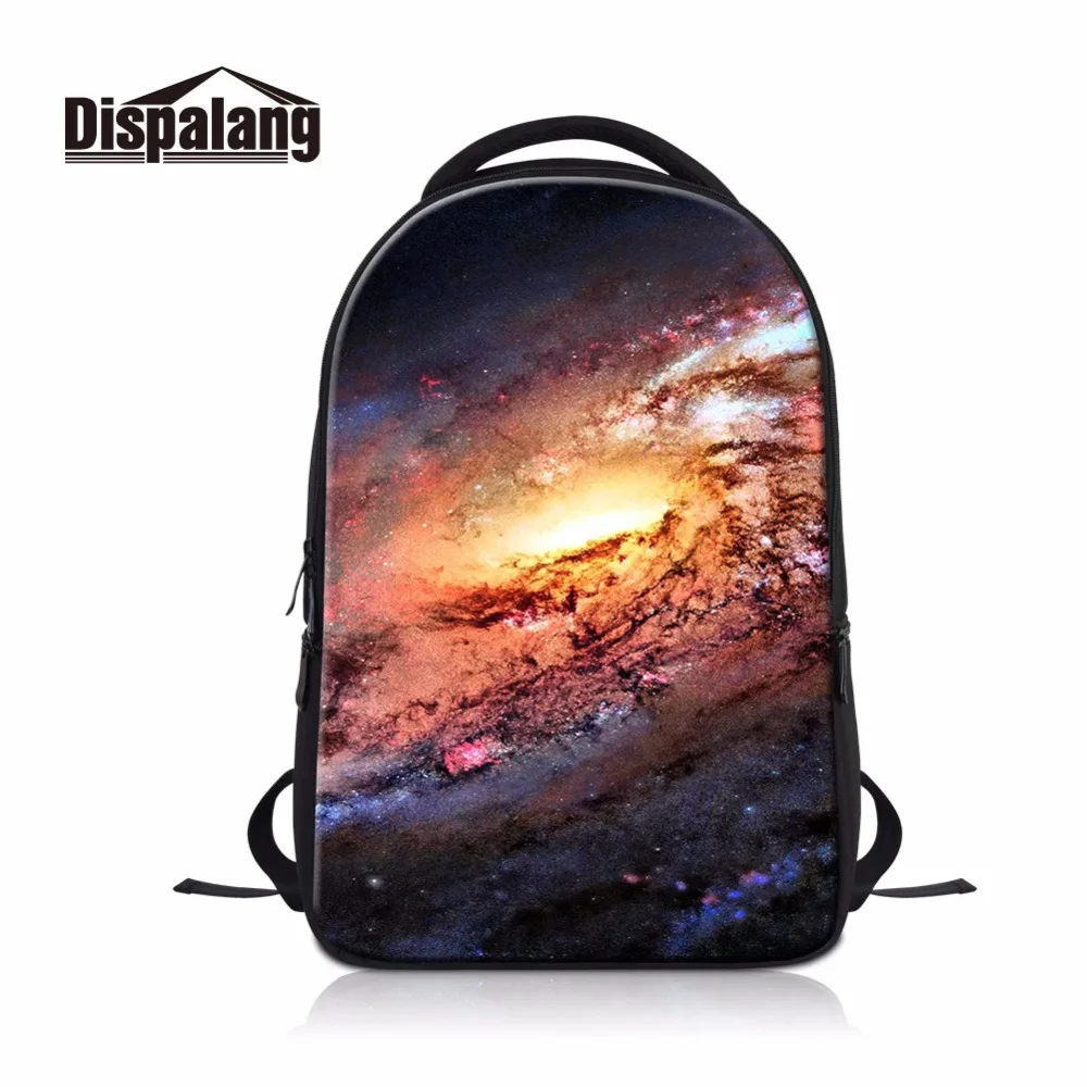 

dispalang adults laptop backpacks Customized personalized computer bags print universe pattern fancy backbags for teens boys bag