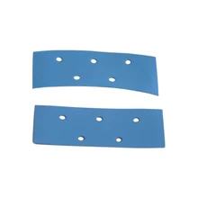 36 шт./пакет синяя клейкая лента для волос в форме прайт/с Двухсторонняя клейкая лента с отверстием дышащая водонепроницаемая для бесшовный парик