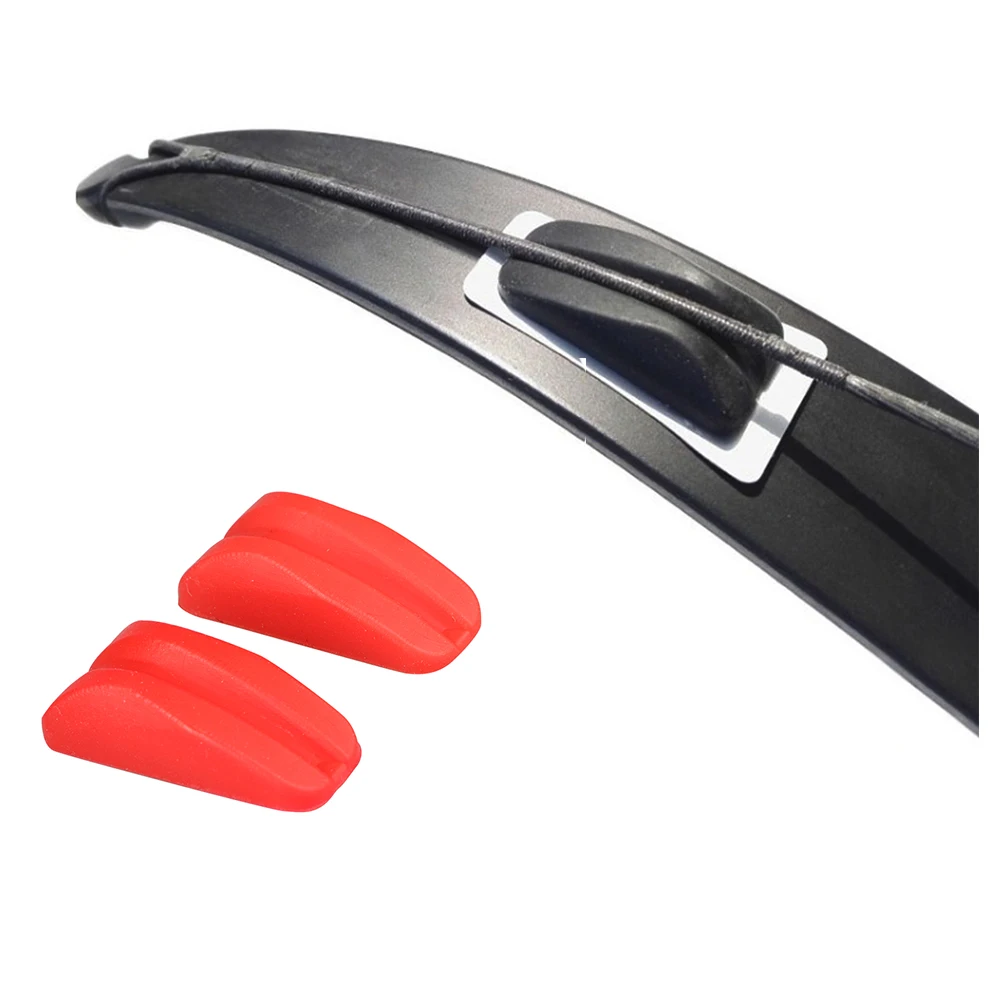 

Rubber Bow Tip Stabilizer Red/Black/Blue/Yellow/Orange Silencer for Archery Recurve Bow Limbs Protector Accessories of 1 pair