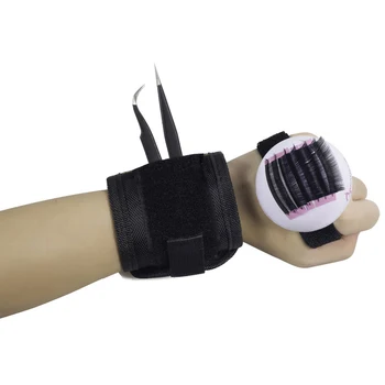 

BEAUTY7 1 Set Lash Holder Makeup False Eyelash Stand Holders with Belt Eyelash Extension Adhesives Holders Lashes Grafting Tools