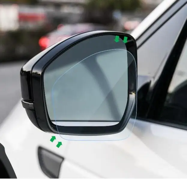 Панорамное зеркало автомобиля зеркало анти противотуманная мембрана Водонепроницаемая наклейка прозрачное видение пленка Авто уход для