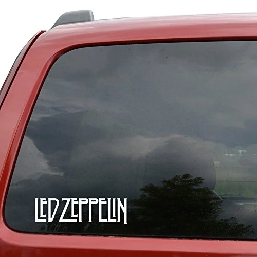 

For Led Zeppelin Rock Band Car Window Vinyl Decal Sticker- [6 in] / [15 cm] Wide White Color Car Styling