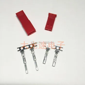 

50set/lot JST Connector Plug 2pin Female, Male and Crimps RC battery connector for Auto,E-Bike,boat,LCD,LED ect
