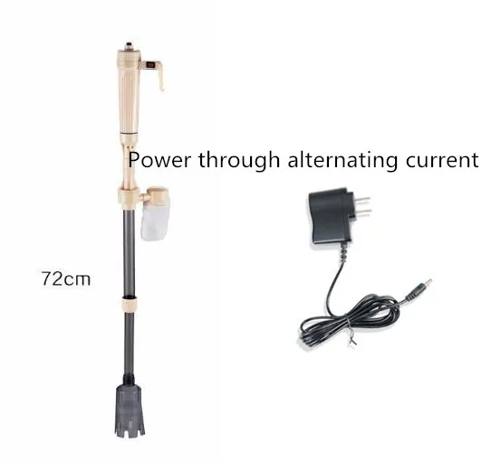 Электрический Аквариум автоматический сифон аквариум Гравий очиститель воды мойка вакуумный водяной насос Водные Аксессуары принадлежности для животных - Цвет: 72C