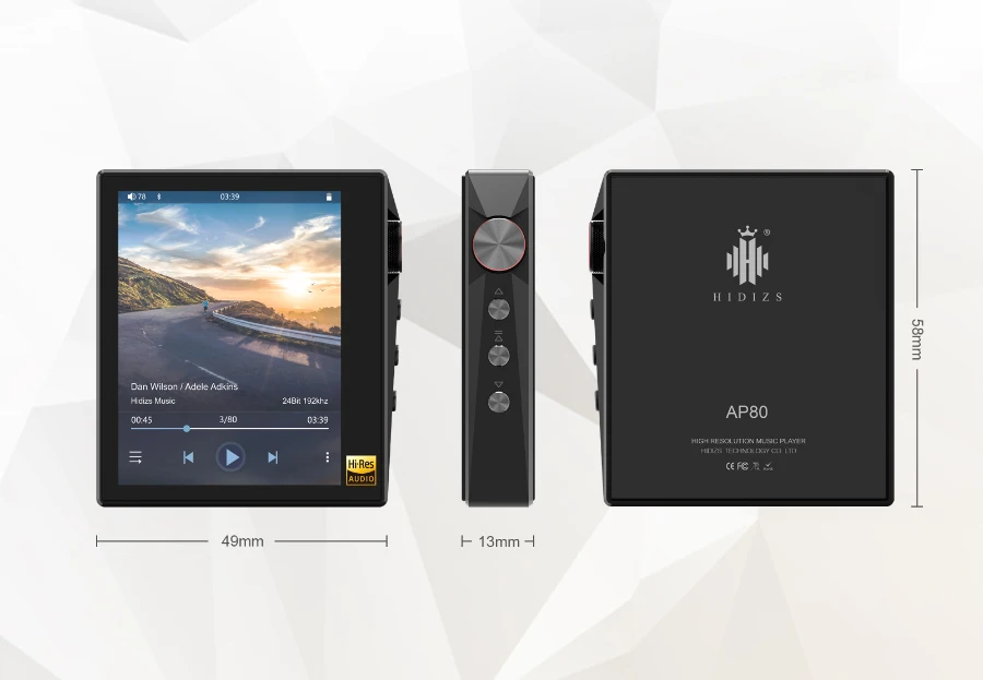 alta fidelidade mp3 player ldac usb dac