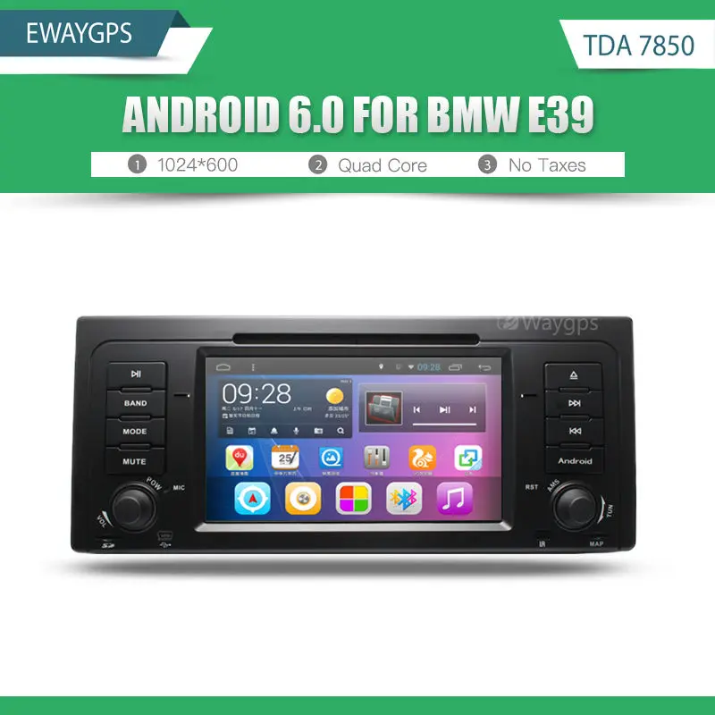 Quad Core Android 6.0 Dvd плеер Автомобиля Радио Для BMW E39 E53 Bluetooth Wi Fi Рулевого Колеса Gps