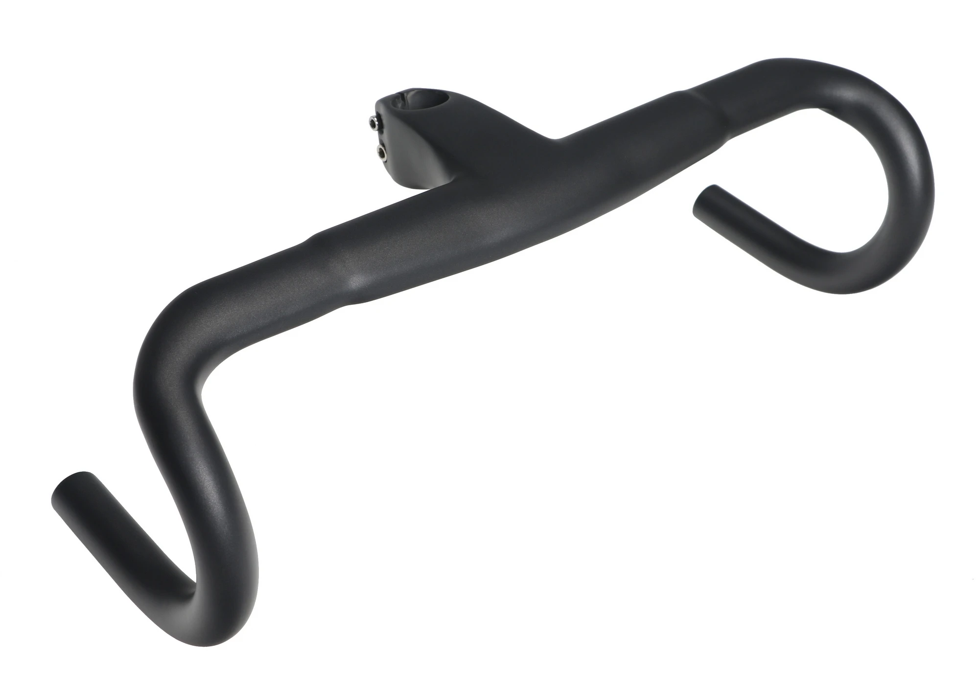 

TOSEEK Full Carbon Fiber Road Bike Handlebar With Stem Bent Bar 400/420/440mm Matte UD Black Bike Parts Manillar de bicicleta