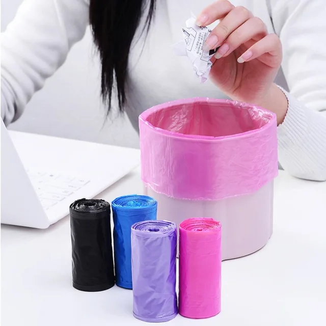 Office Desk Small Trash Bags Mini Recycling Garbage Can Office Desk Small Trash Bags Mini Recycling Garbage Can Disposable For Car Bathroom