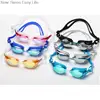 Men Women Professional Electroplate Anti Fog UV Protection Waterppoof Swim Pool Swimming Goggles Water Glasses Eyewear Earplugs ► Photo 2/6