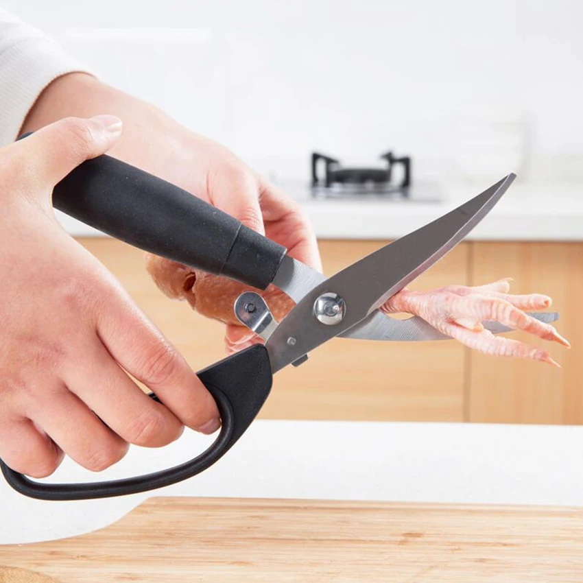 1PC Stainless Steel Multifunction Kitchen Shears Professional Heavy