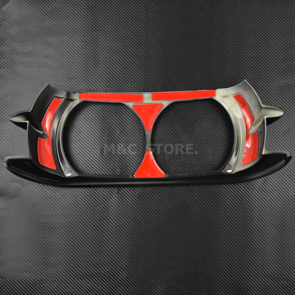 Motorcycle Dual Headlight ABS Fairing Trim Bezel Scowl Cover Black/Chrome For Harley Touring Road Glide Customs 2015 2019|Накладки и