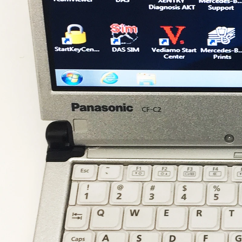 TOUGHBOOK CF-C2 PC CF C2 i5 CPU y hdd MB STAR C4/C5 software completo X-ENT-RY/DAS/vediamo/dts/epc/