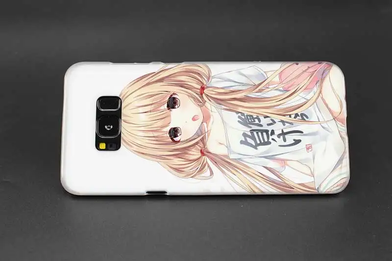 Сексуальный аниме kawaii Girl Прозрачный Note 10 9 pro Жесткий чехол для samsung Galaxy S4 S5 S6 S7 S8 S9 Plus Edge Mini s10 lite