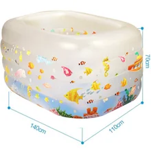 Младенческий утолщение бассейн надувной изоляции infantskids детский плавательный баррель для дома Крытый банный ковш для новорожденных Ванна