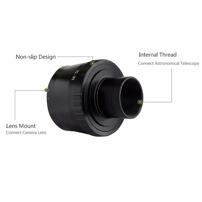 T образное кольцо для Nikon EOS M Φ беззеркальный адаптер камеры + 23 2/24 5/31 7/42 мм