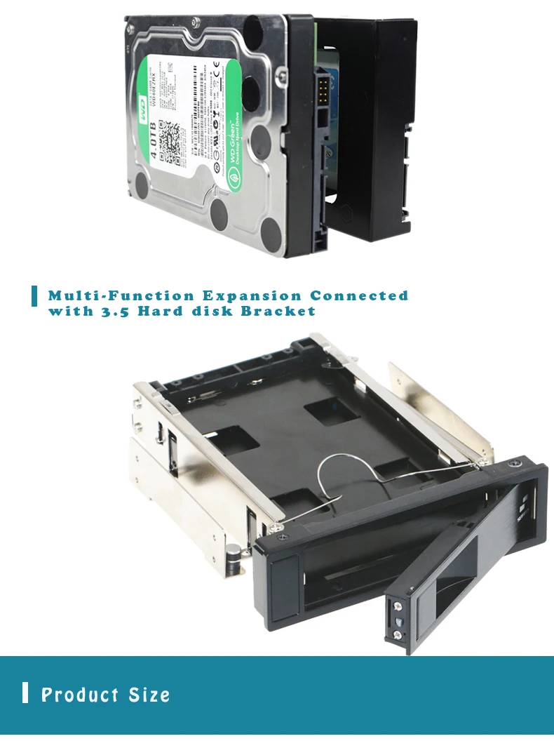 2," SATA HDD диск до 3,5" SATA жесткий диск кронштейн/жесткий диск конвертер SSD адаптер отверстия для рассеивания для рабочего стола HDD конвертер