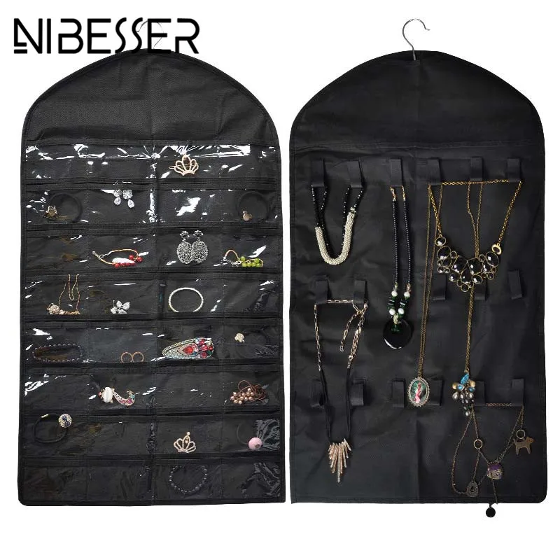 

NIBESSER Multi-function Travel Bag for Bathroom Space Saving Hanging Storage Bag Organizer Packing Cubes Organiser Bag 32 cells