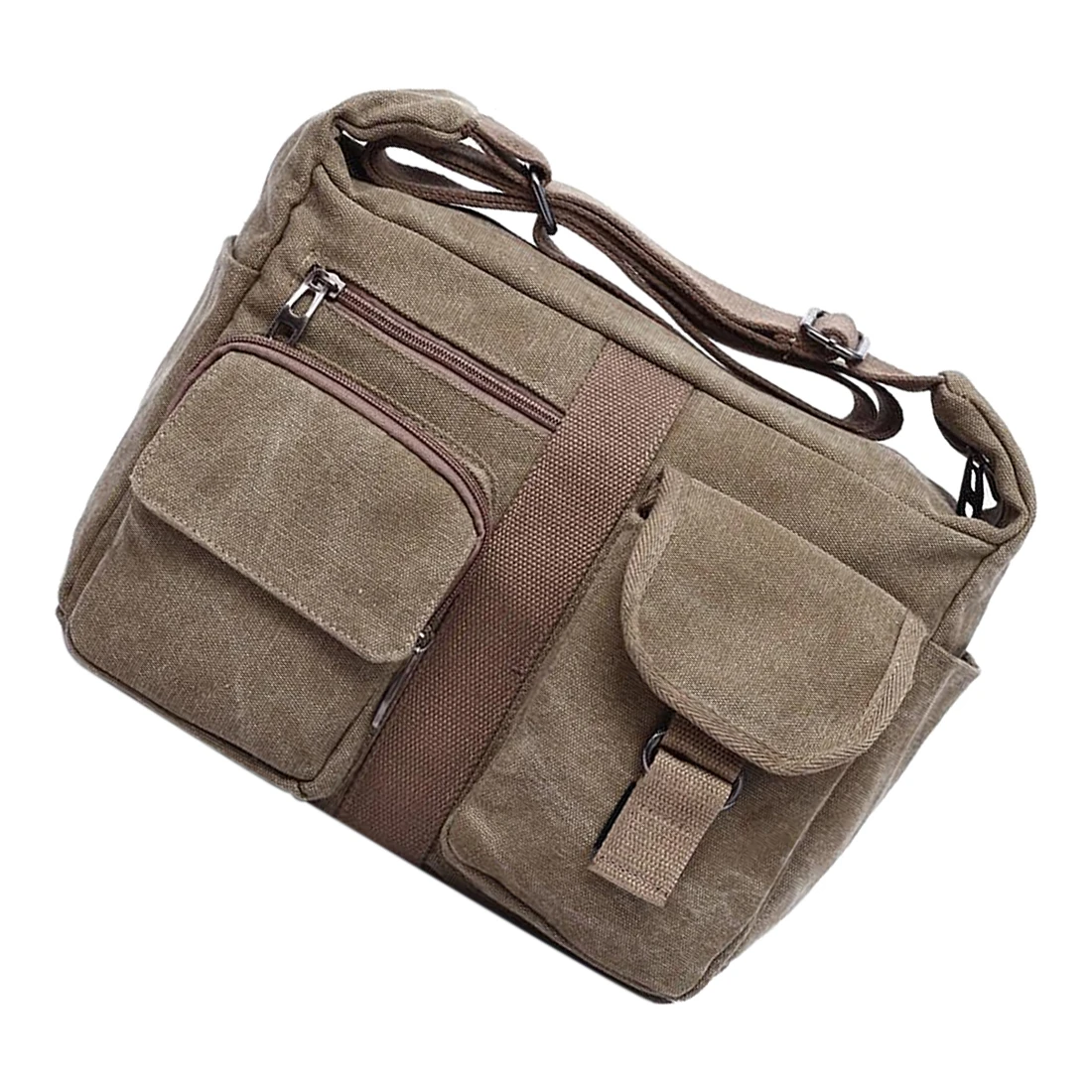 Мужские Винтажные парусиновые повседневные сумки-мессенджеры